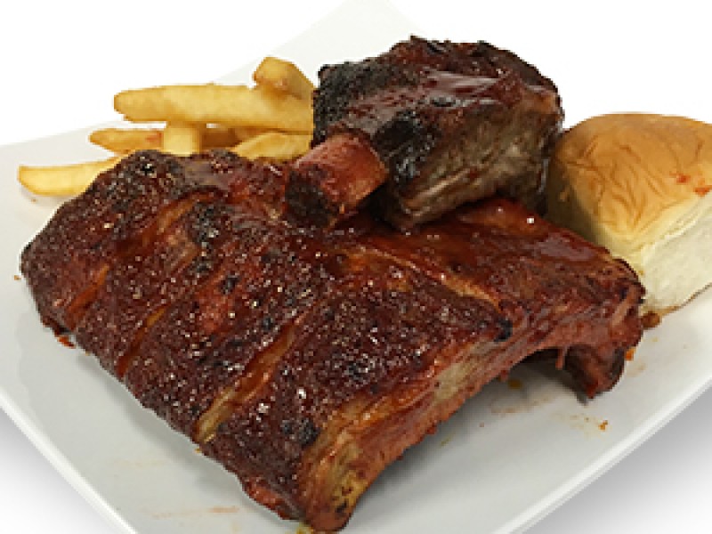 Pork and Beef Rib Combo Dinner