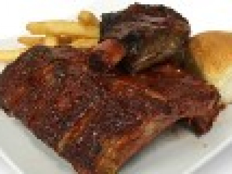 Pork and Beef Rib Combo Dinner