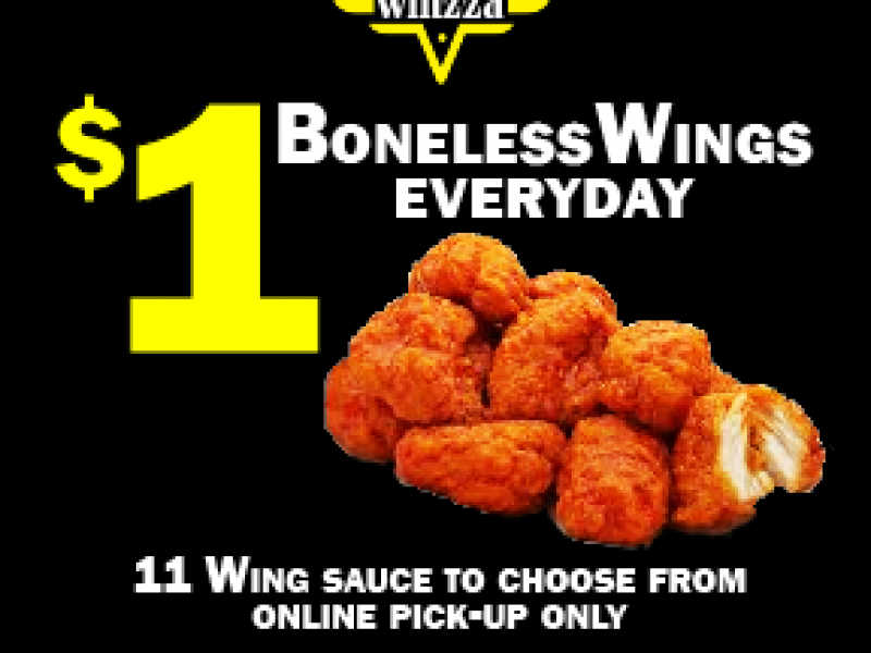 $1 boneless wing