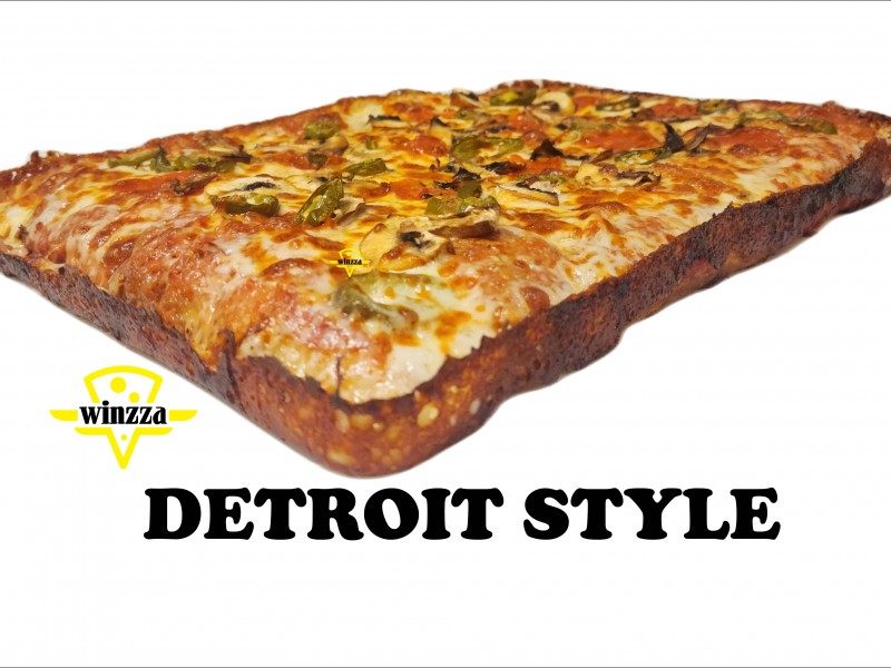 Detroit 5 topping pizza