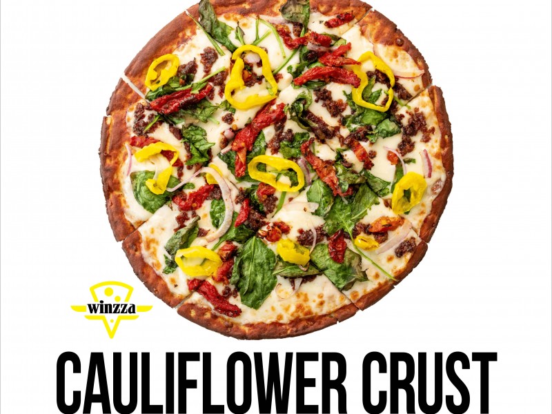 CAULIFLOWER CRUST PIZZA (includes 5 Toppings)
