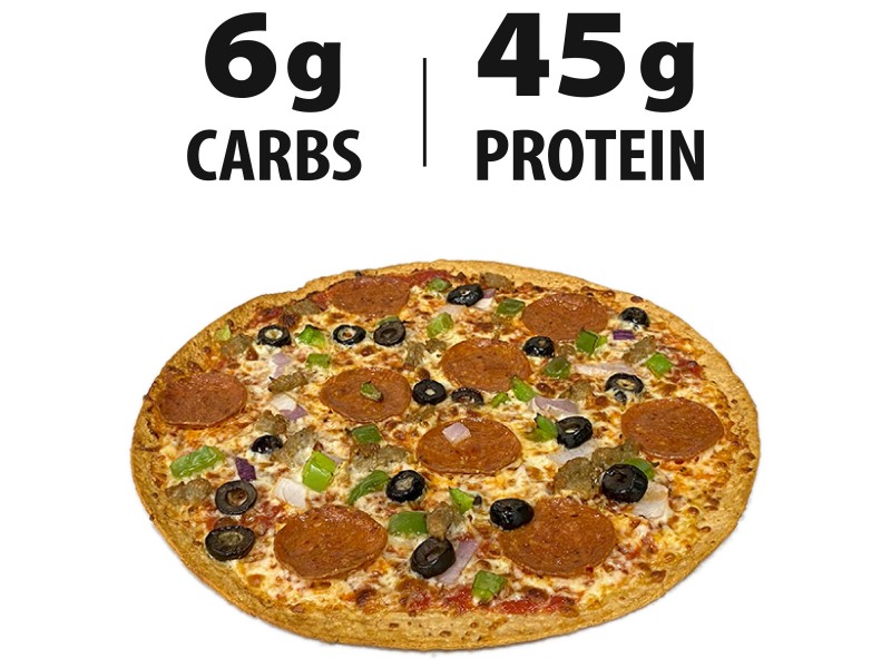Low Carb Deluxe Pizza