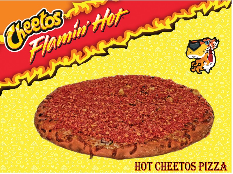 FLAMIN' HOT CHEETOS PIZZA