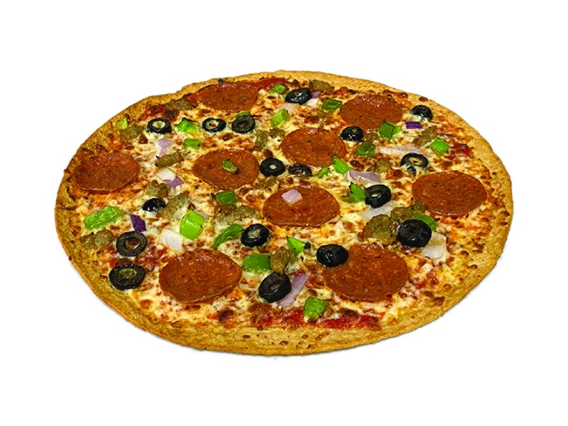 KETO CRUST PIZZA (includes 5 Toppings)