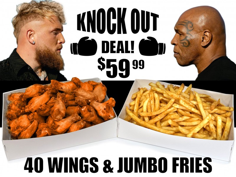40 Wings & Jumbo Fries