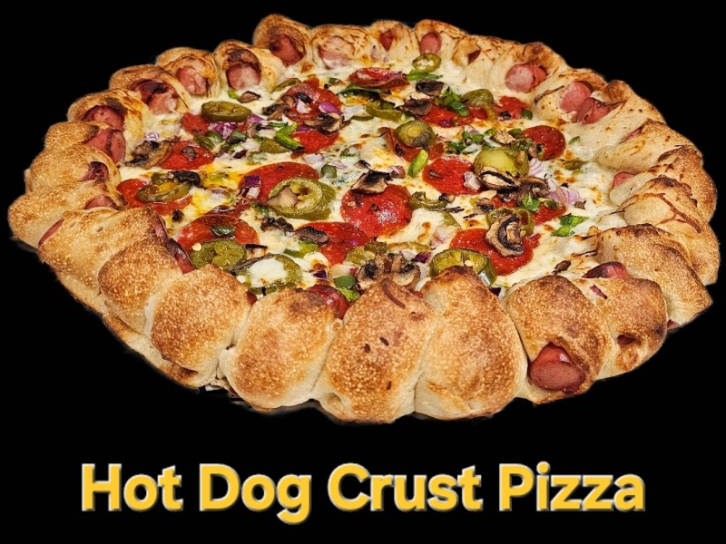 PIGS IN THE BLANKET CRUST PIZZA 
