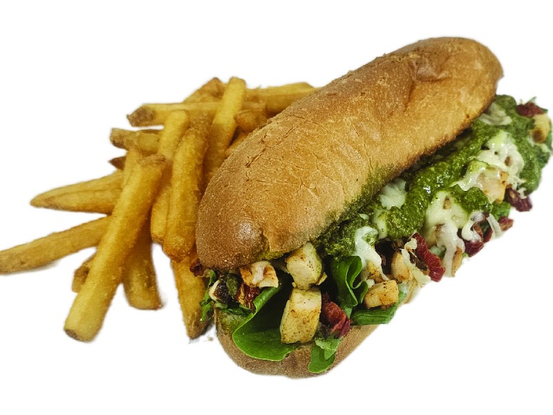 Grilled Chicken Pesto Sandwich
