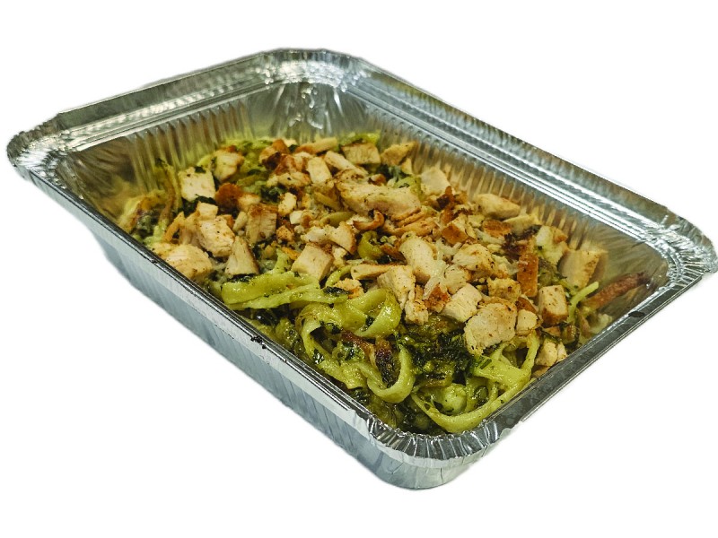 FETTUCCINE CHICKEN PESTO