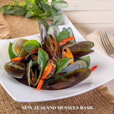 New Zealand Mussels Basil
