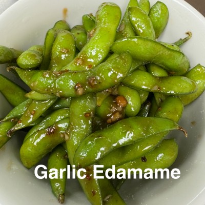 Garlic Edamame
