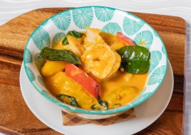 Pumpkin Prawn Curry, แกงฟักทองกุ้ง