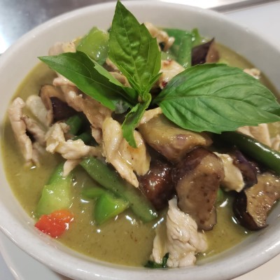 Green Curry Noodle Soup