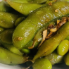 Spicy Garlic Edamame