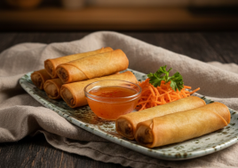 Chicken Golden Spring Rolls