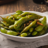 Spicy Garlic Edamame