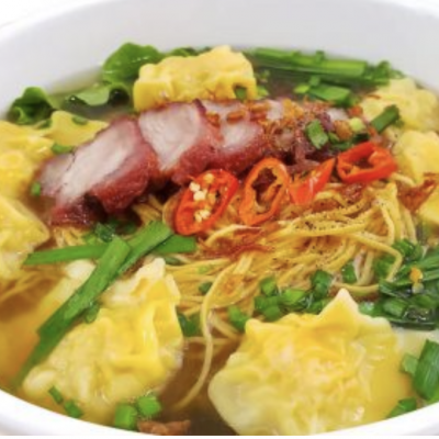 Wonton Egg Noodle Soup