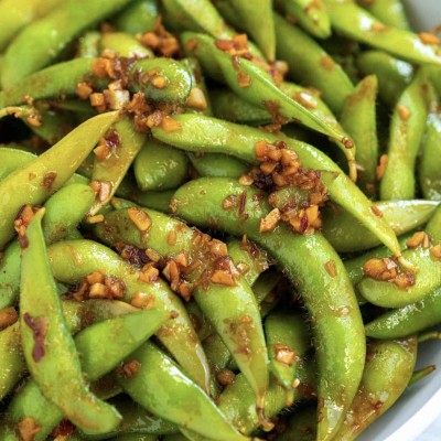 Garlic Edamame