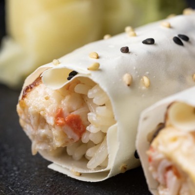 Baked Crab Hand Roll (1pc)