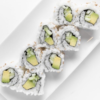 Avocado Cucumber Cut Roll (8pcs)