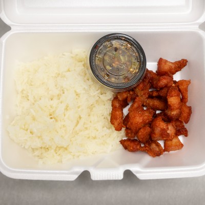 Sticky Rice & Fried Pork Belly