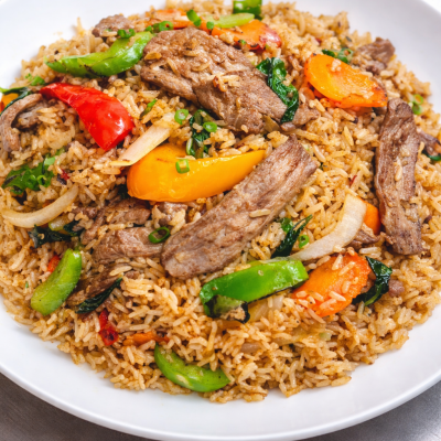 Spicy Basil Fried Rice
