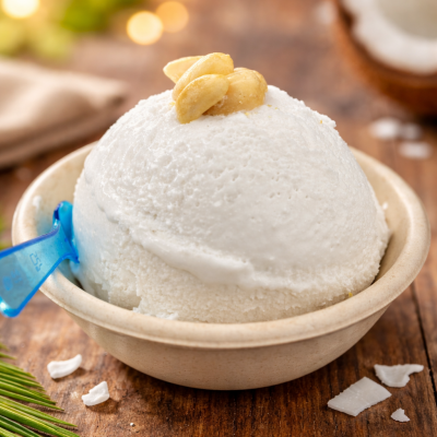 Coconut ice cream