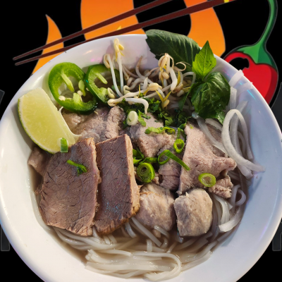 Pho House Special(eye of round,brisket,meatball)