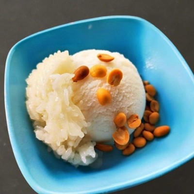 Coconut Ice Cream Sticky Rice