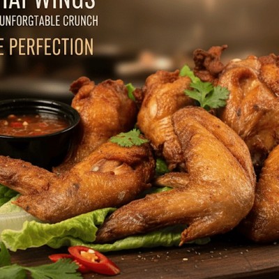 FRIED CHICKEN WINGS (6)