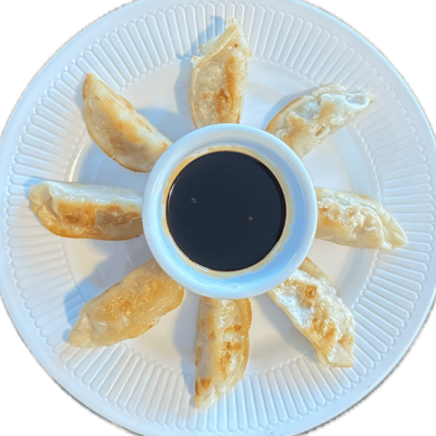 PORK & VEGETABLE DUMPLINGS(8)