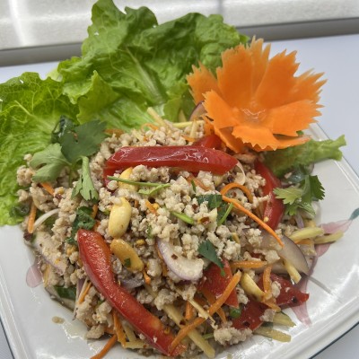 Nam Sod (Thai style pork salad)