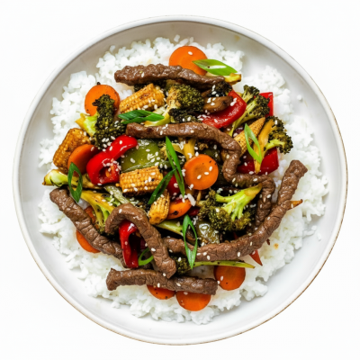 Stir Fry Veggies w/Protein