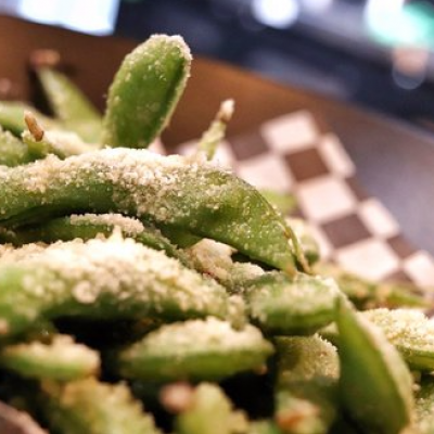 Parmesan Edamame
