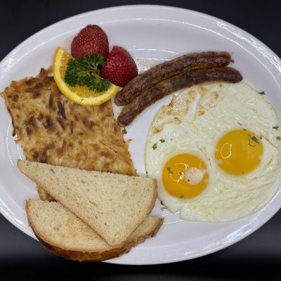 Two Eggs W/ Pork Sausage
