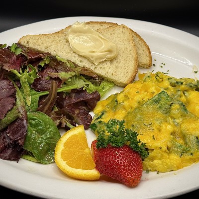 Spinach Cheddar Scram