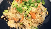 Pad Woo Sen with Ginger Sauce