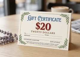 $20 Gift Certificate