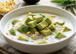 Avocado with Coconut Cream (Dessert)