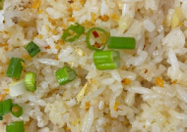 R.6 Garlic fried rice