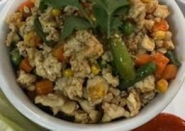 Chicken lettuce wrap
