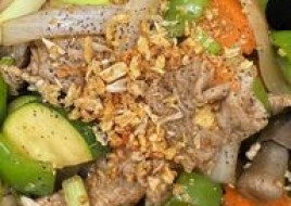 Garlic & Black Pepper Stir Fried