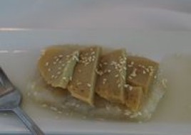 Sweet Rice with Thai Custard