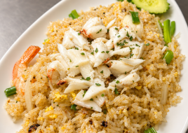 Crabmeat and Shrimp Fried Rice