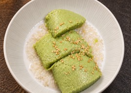 Sweet Rice with Thai Custard