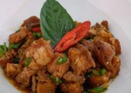 Spicy Ka-Pow Moo Krob