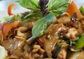 Crispy duck Drunken Noodle