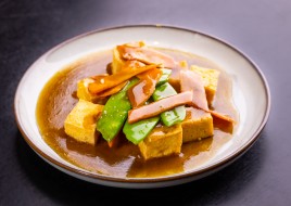 Crispy Fried Tofu with Plum Sauce