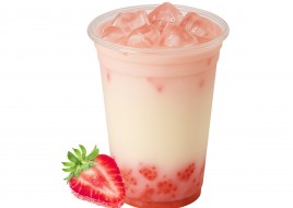 Strawberry Tea Latte