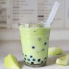 Honeydew Boba Milk Tea