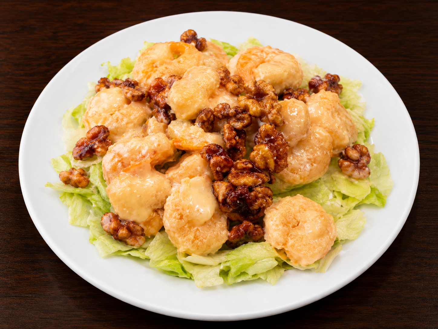 Walnut Shrimp with Steamed Broccoli 🥦